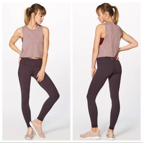 Lululemon Wunder Under Low-Rise Tight Full-On Luon 28" in Pelt 12 - Picture 1 of 8